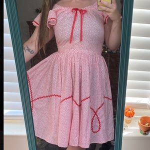 Vintage Square Dance Prairie Dress